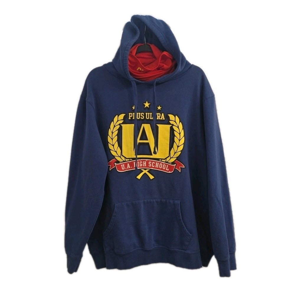 My Hero Academia‎ Plus Ultra Blue Size XXL Hoodie Sweatshirt